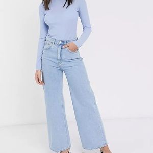 weekday ace wide legged jeans